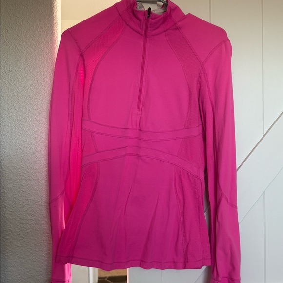 lululemon athletica Tops - lululemon athletica Pink half zip